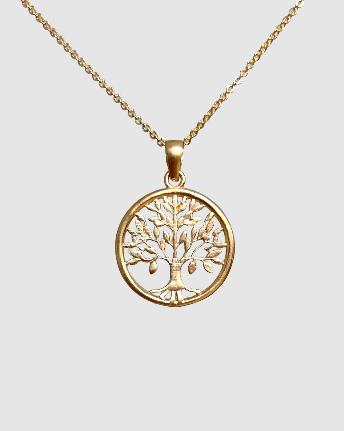 Pendentif en bois d'olivier avec chaîne