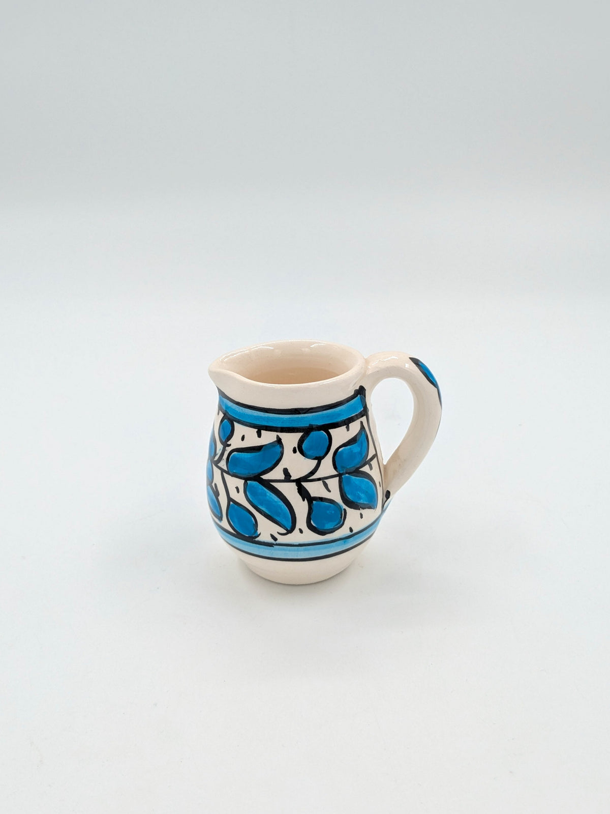 Jarra de leche - azul claro
