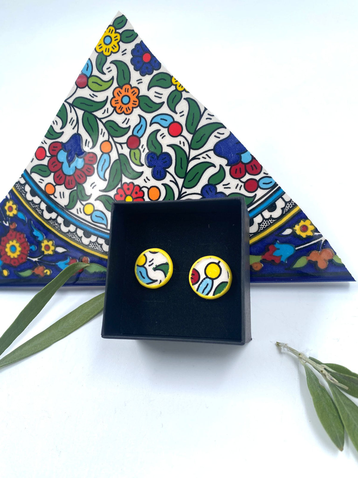 Håndlavede øreringe, 16 mm