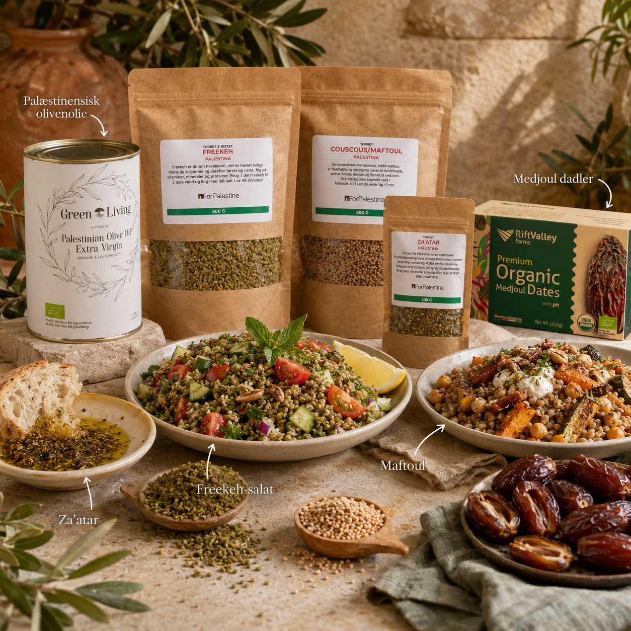 Box degustazione biologico Palestina