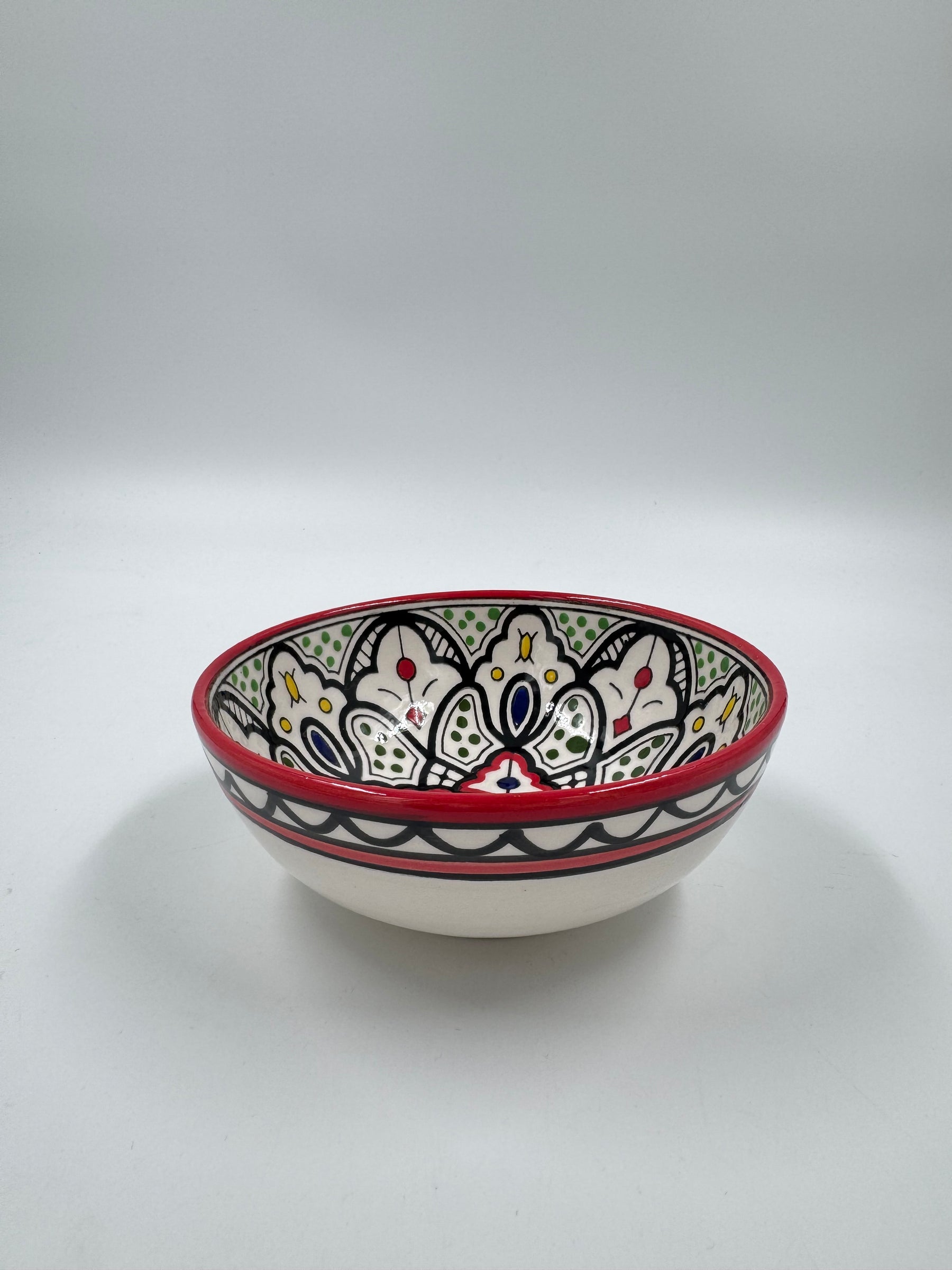 Jenin Bowl Red 15 cm