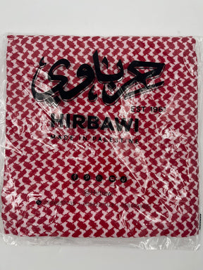 Hirbawi Kufiyeh Schwarz & Rot
