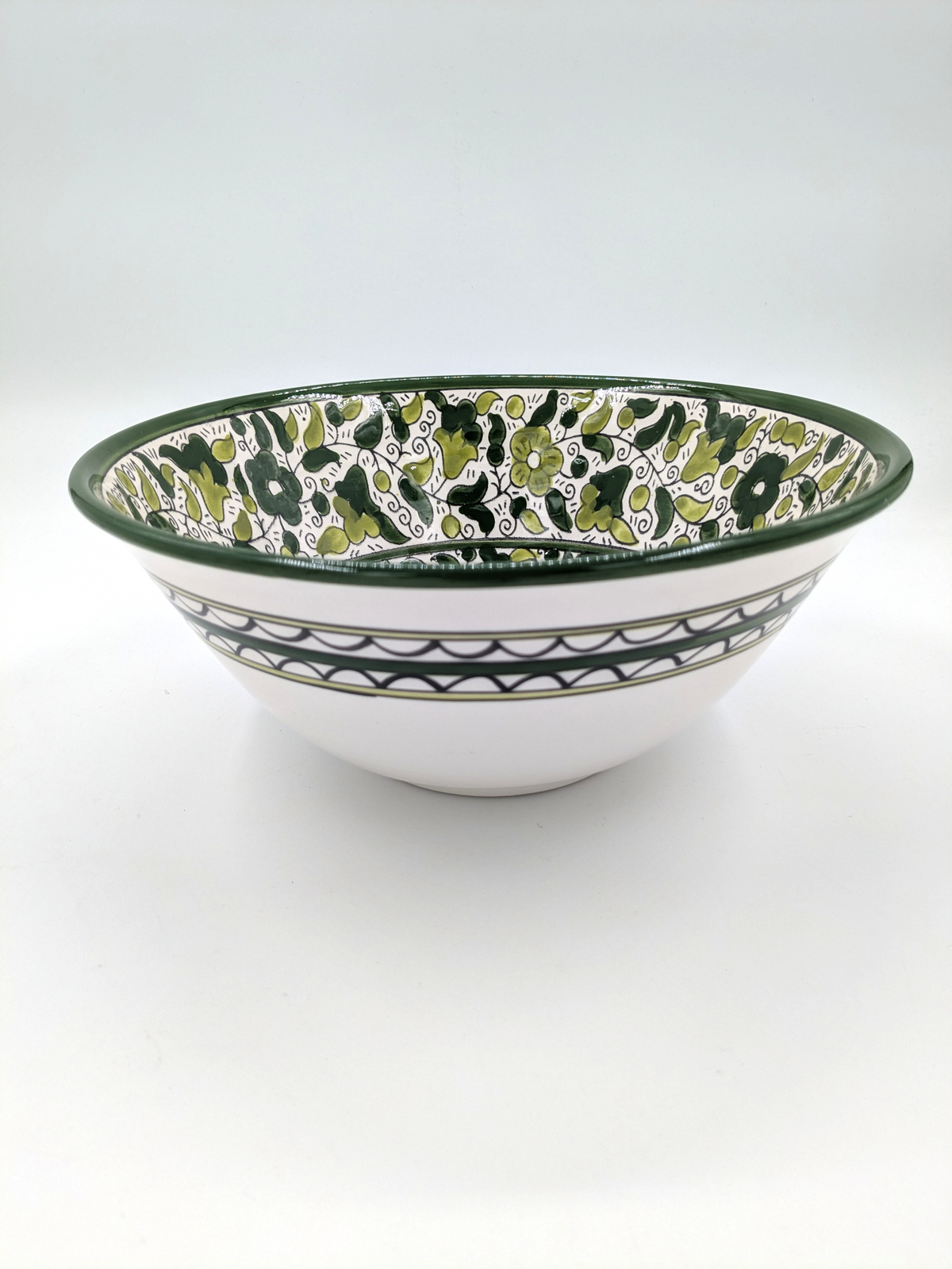 Bol de service-25 cm-vert