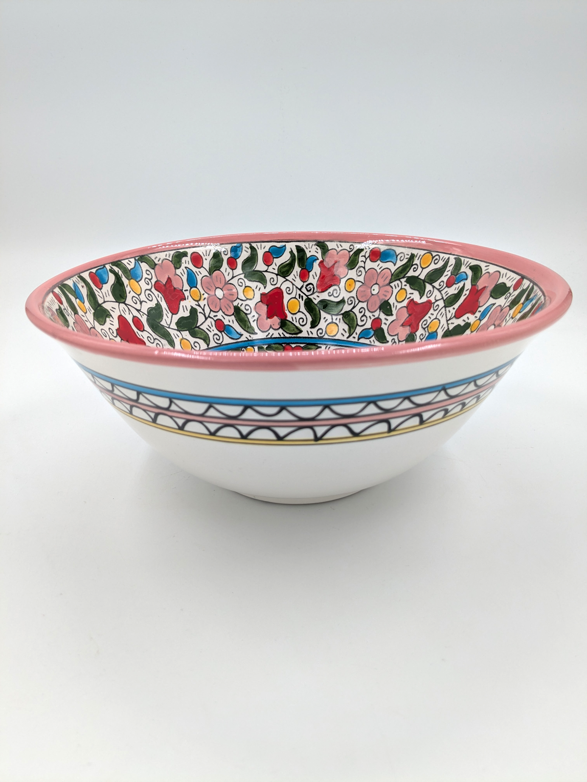 Bol de service-25 cm-rose