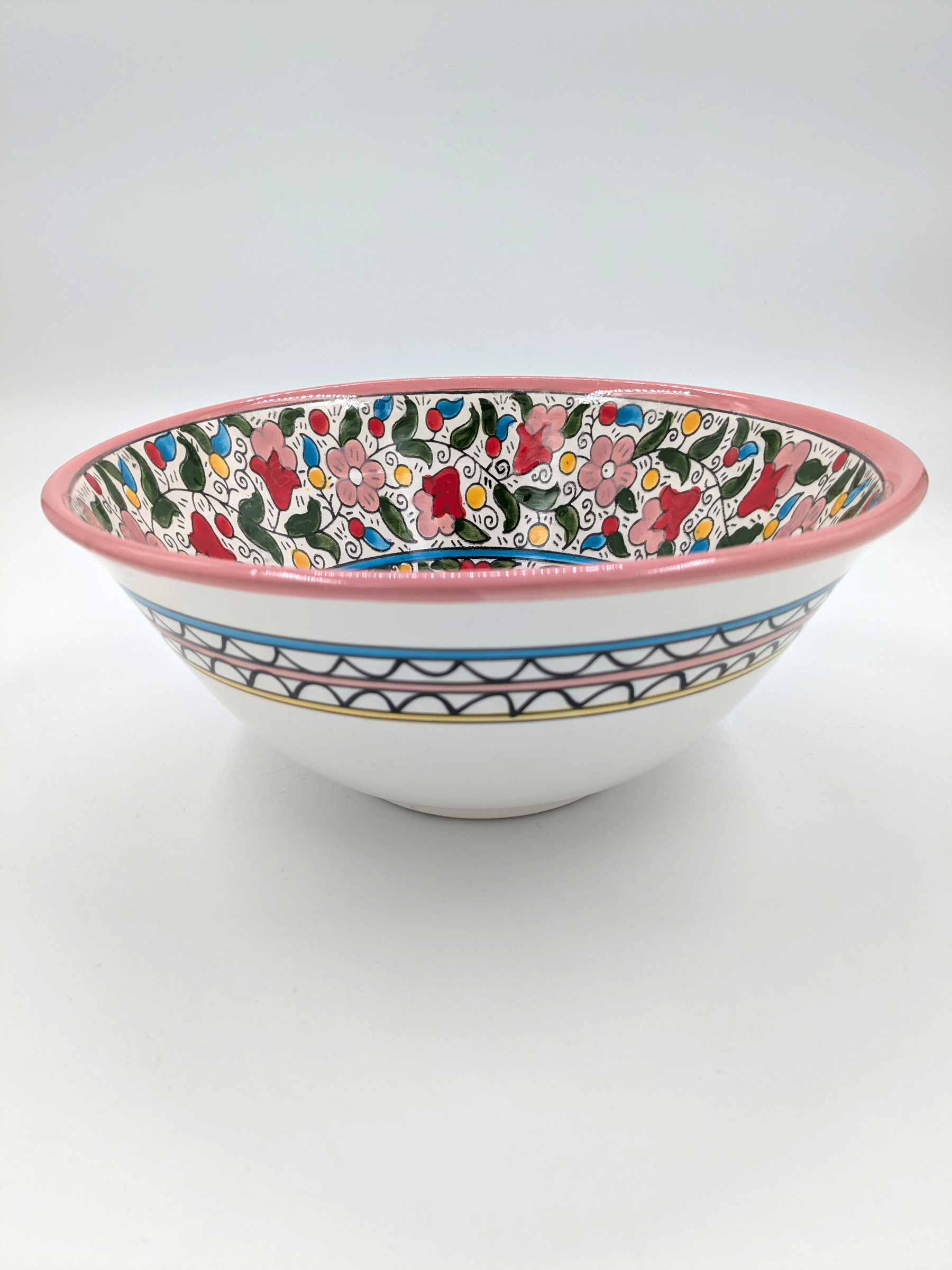 Bol de service-25 cm-rose