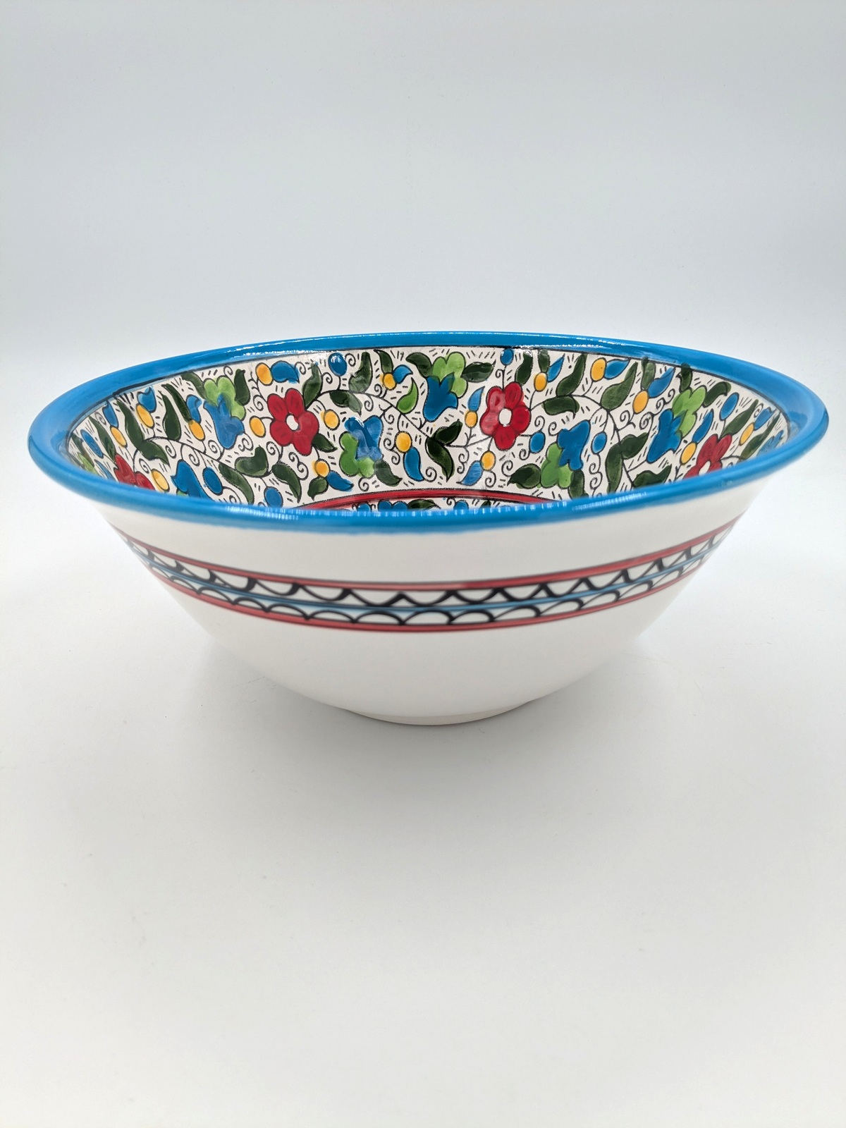 Bol de service-25 cm-bleu clair