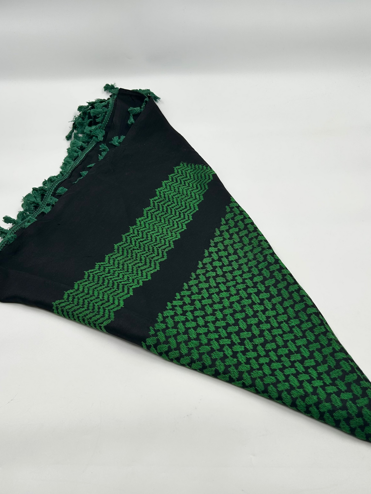 Authentique kuffiyeh Hirbawi-vert