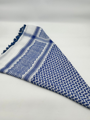 Authentique kuffiyeh Hirbawi-bleu clair