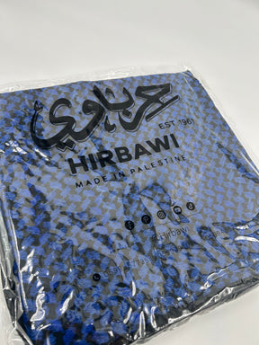 Authentique kuffiyeh Hirbawi-bleu foncé