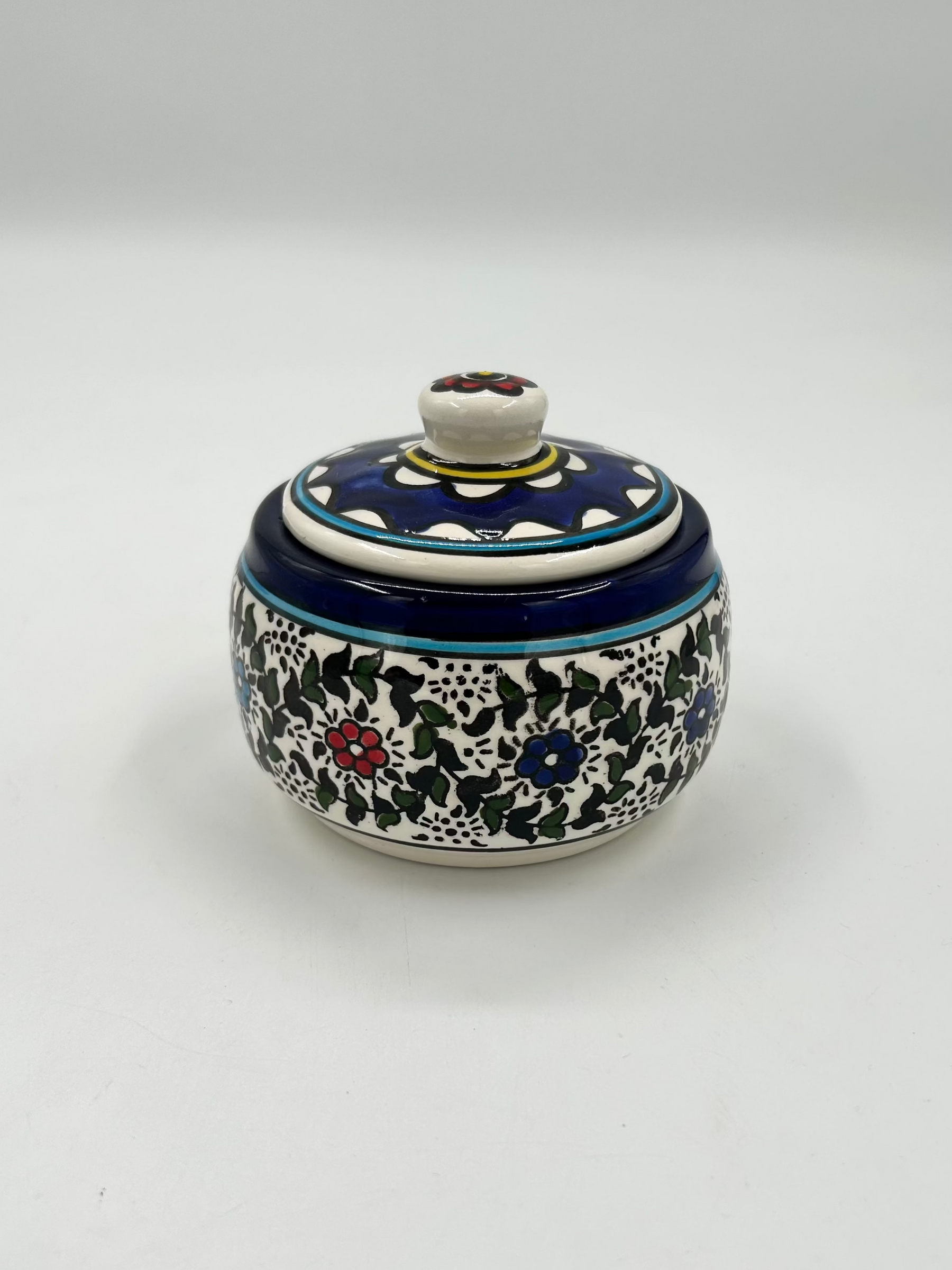 Pot avec couvercle-ramallah multicolore