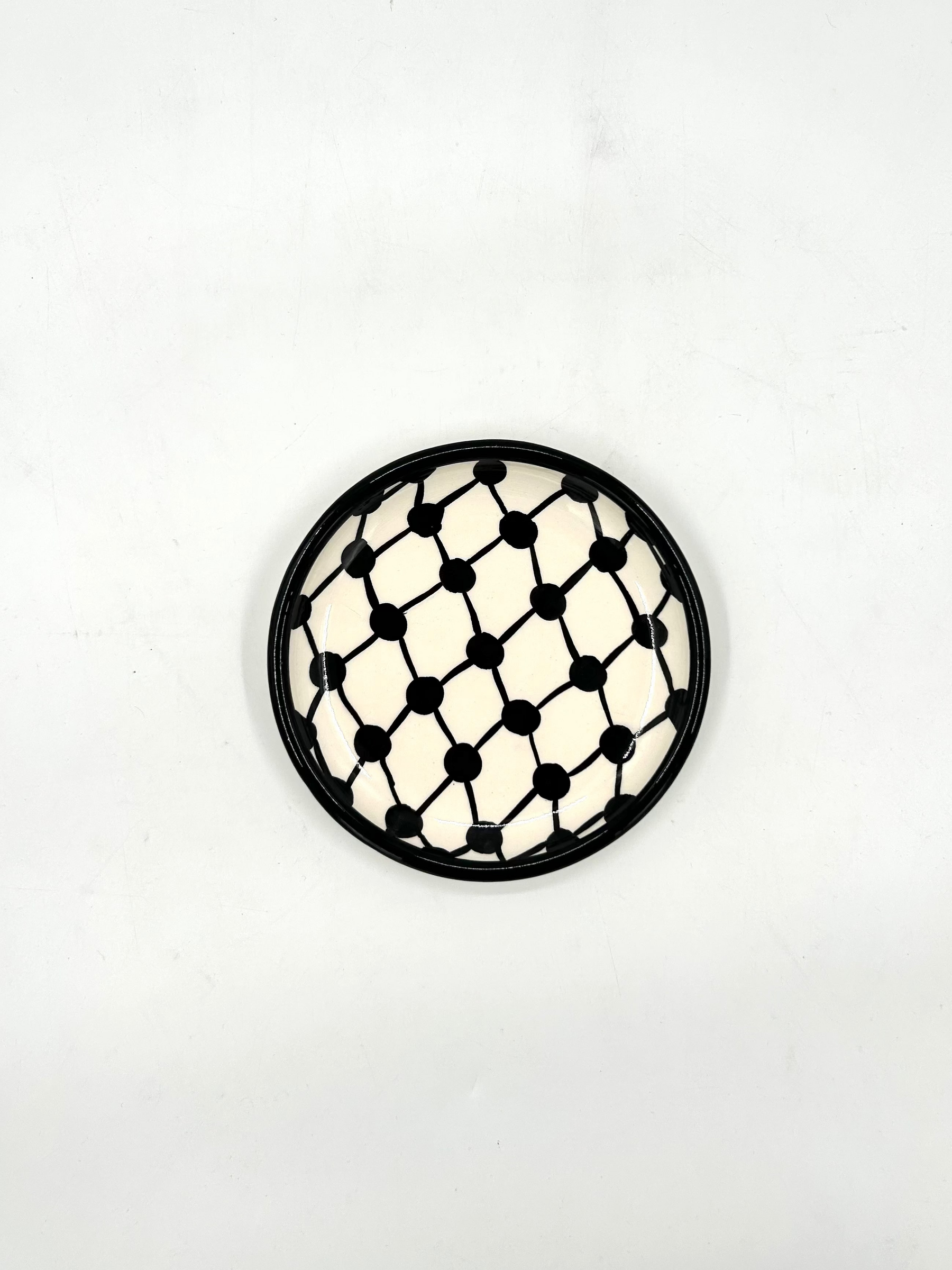 Assiette à gâteau-kuffiye