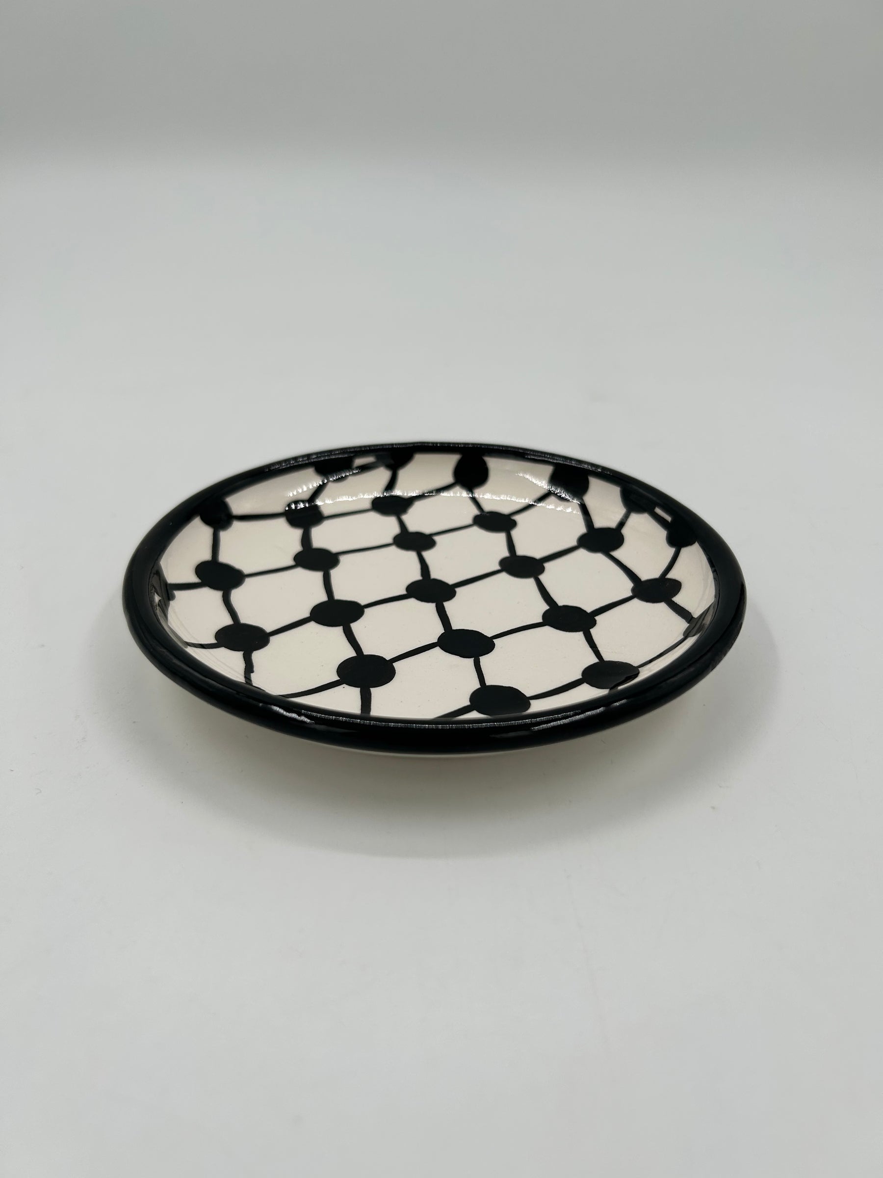 Assiette à gâteau-kuffiye