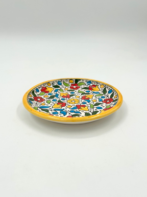 Assiette à gâteau-jaune