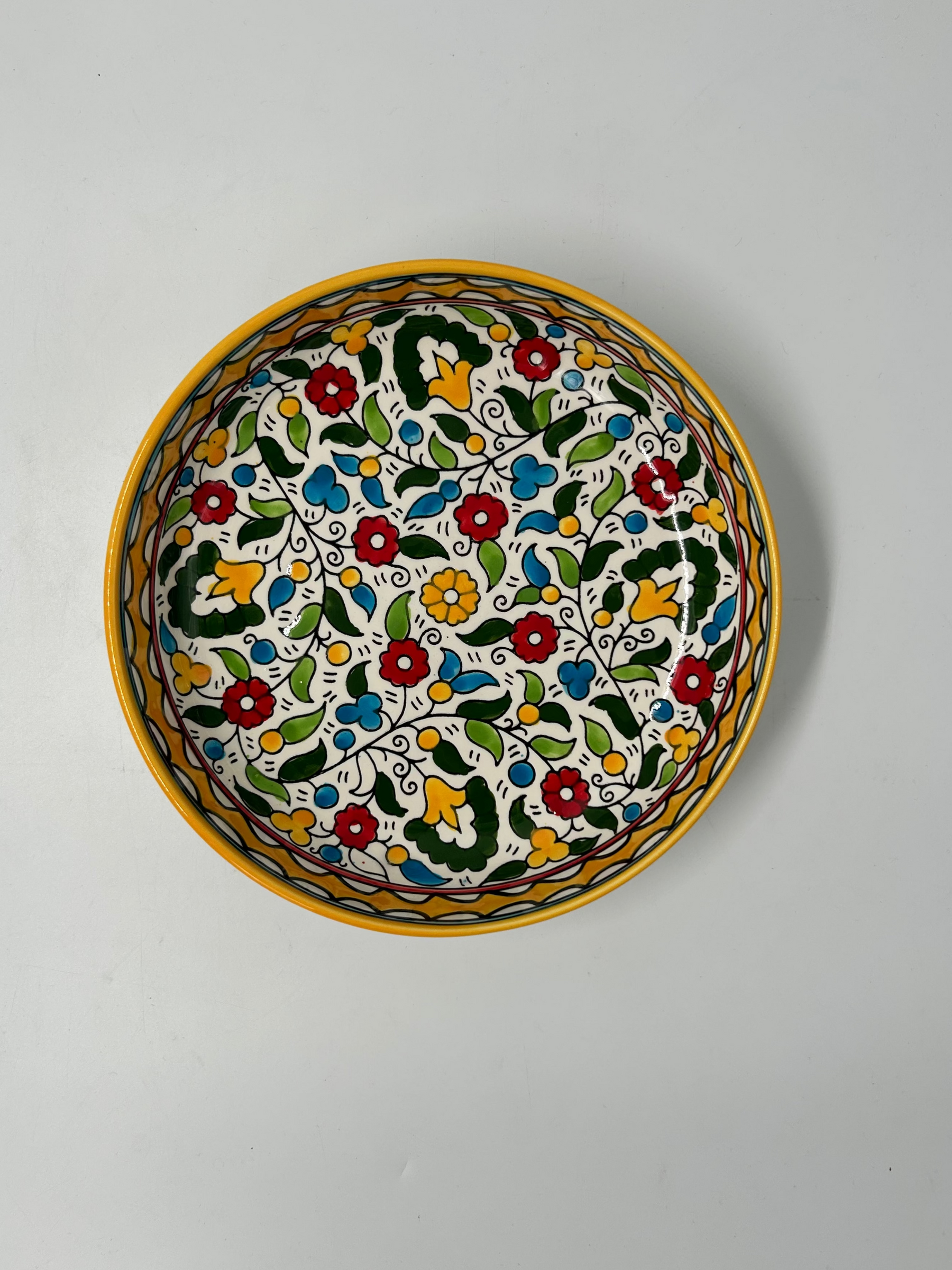 Serverings fad 23 cm - gul