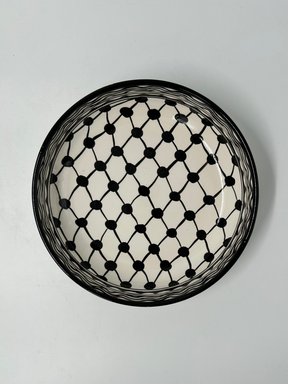 Plat de service 23 cm-vert