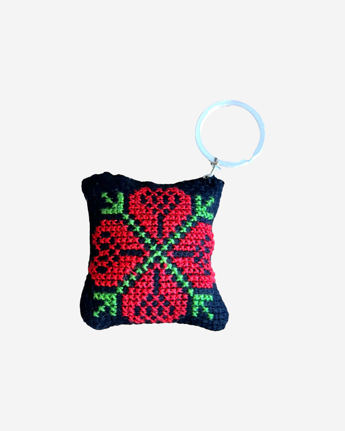 Tatreez key ring - purple