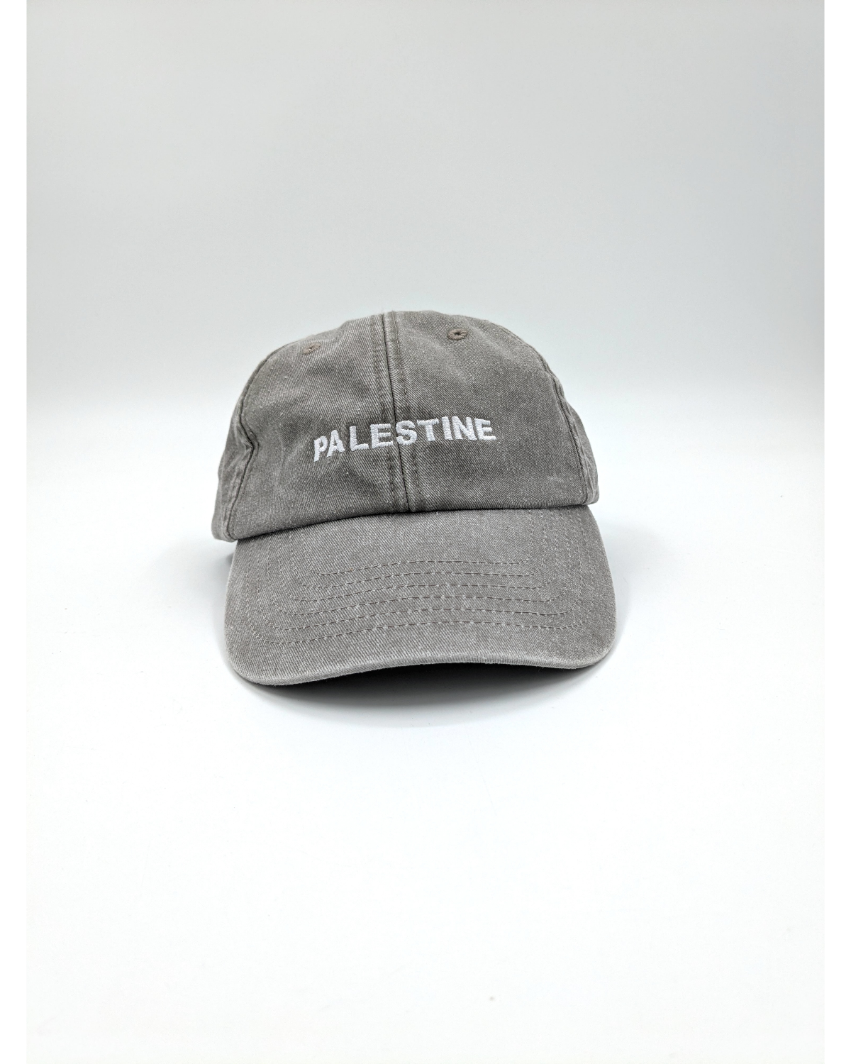 Casquette en denim palestinienne