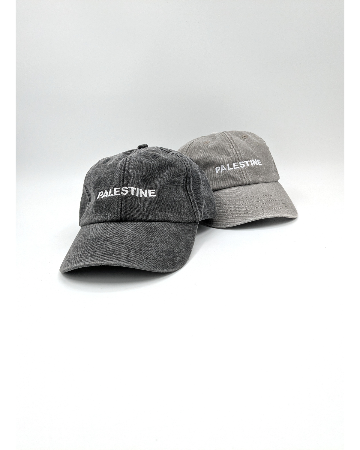 Casquette en denim palestinienne