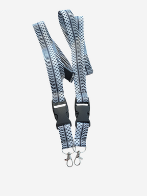 Lange sleutelhanger met kuffiye-patroon - set van 2.