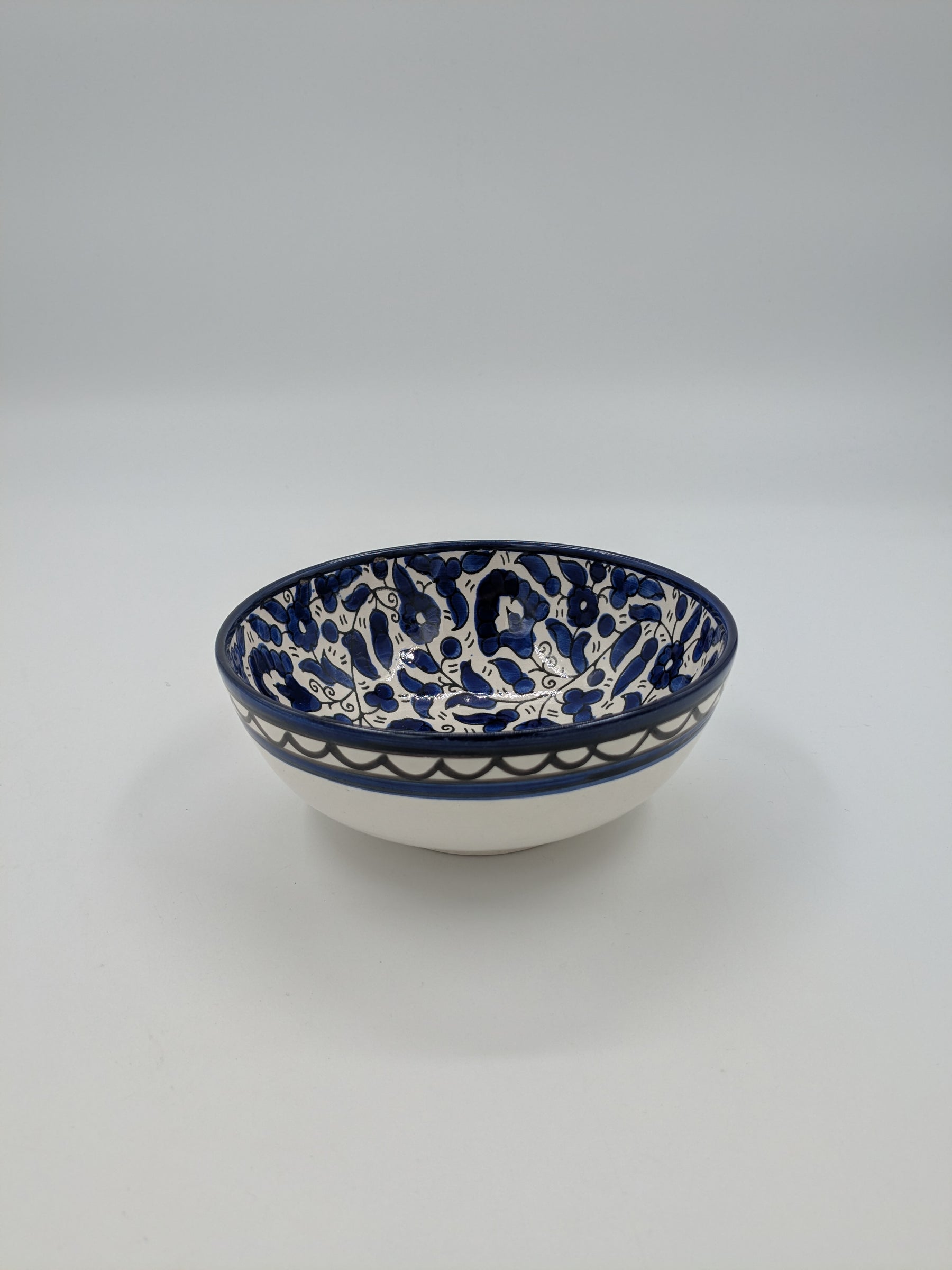 Bol 12 cm-bordeaux/vert