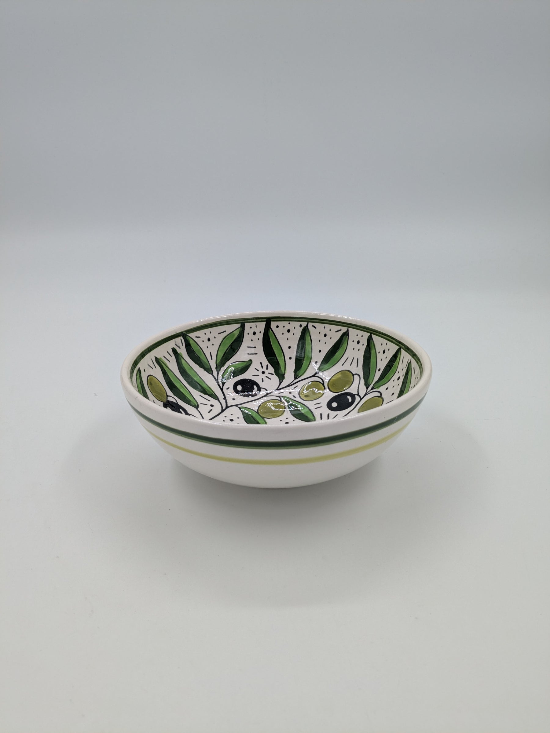 Bol 12 cm-bordeaux/vert