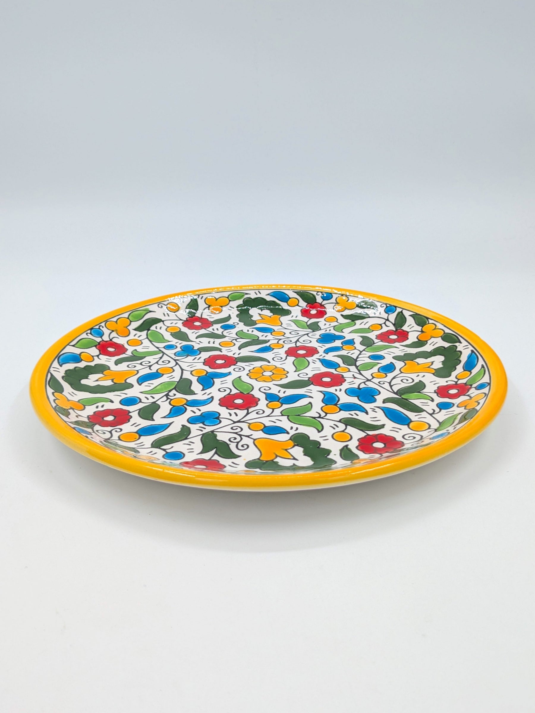 Assiette plate 26 cm-jaune