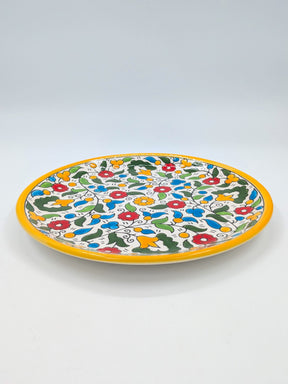 Assiette plate 26 cm-jaune