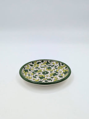 Assiette à gâteau-vert
