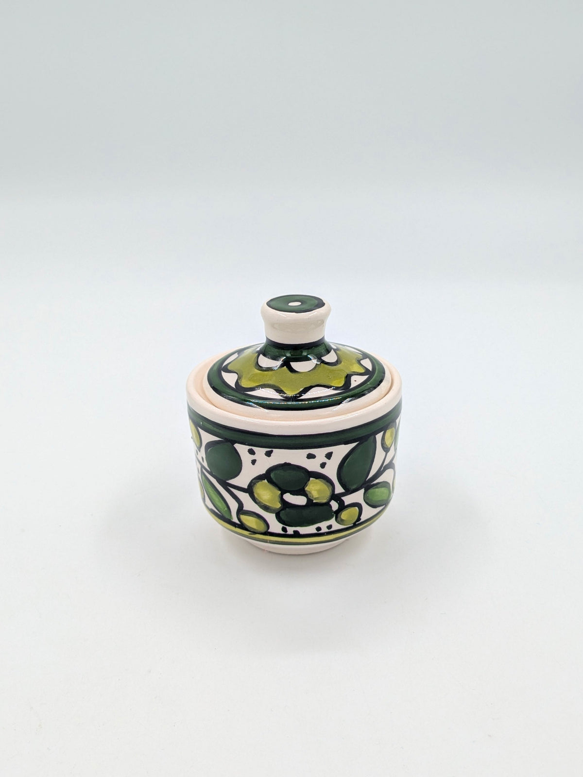 Barattolo con coperchio - verde