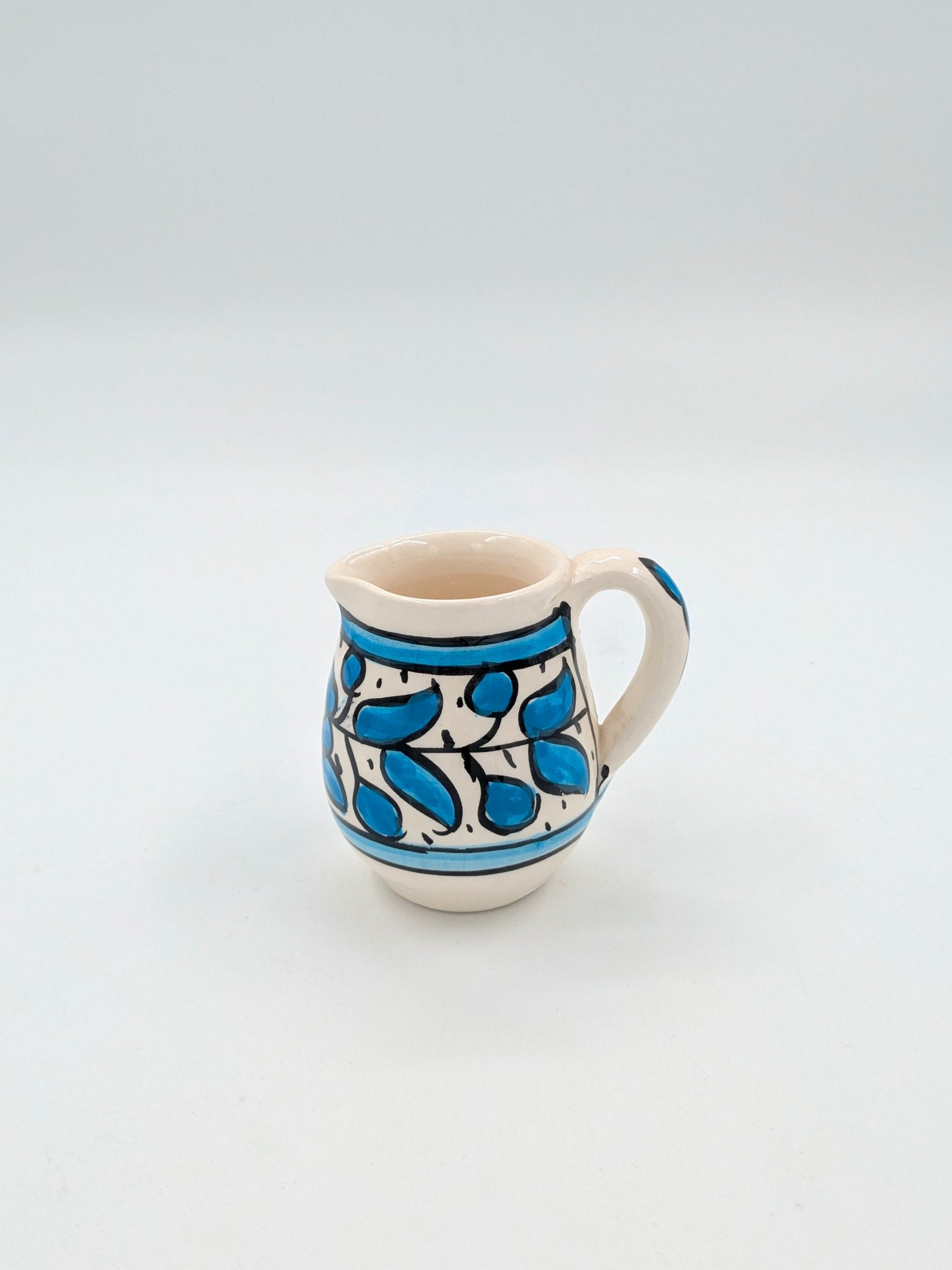 Jarra de leche - azul claro
