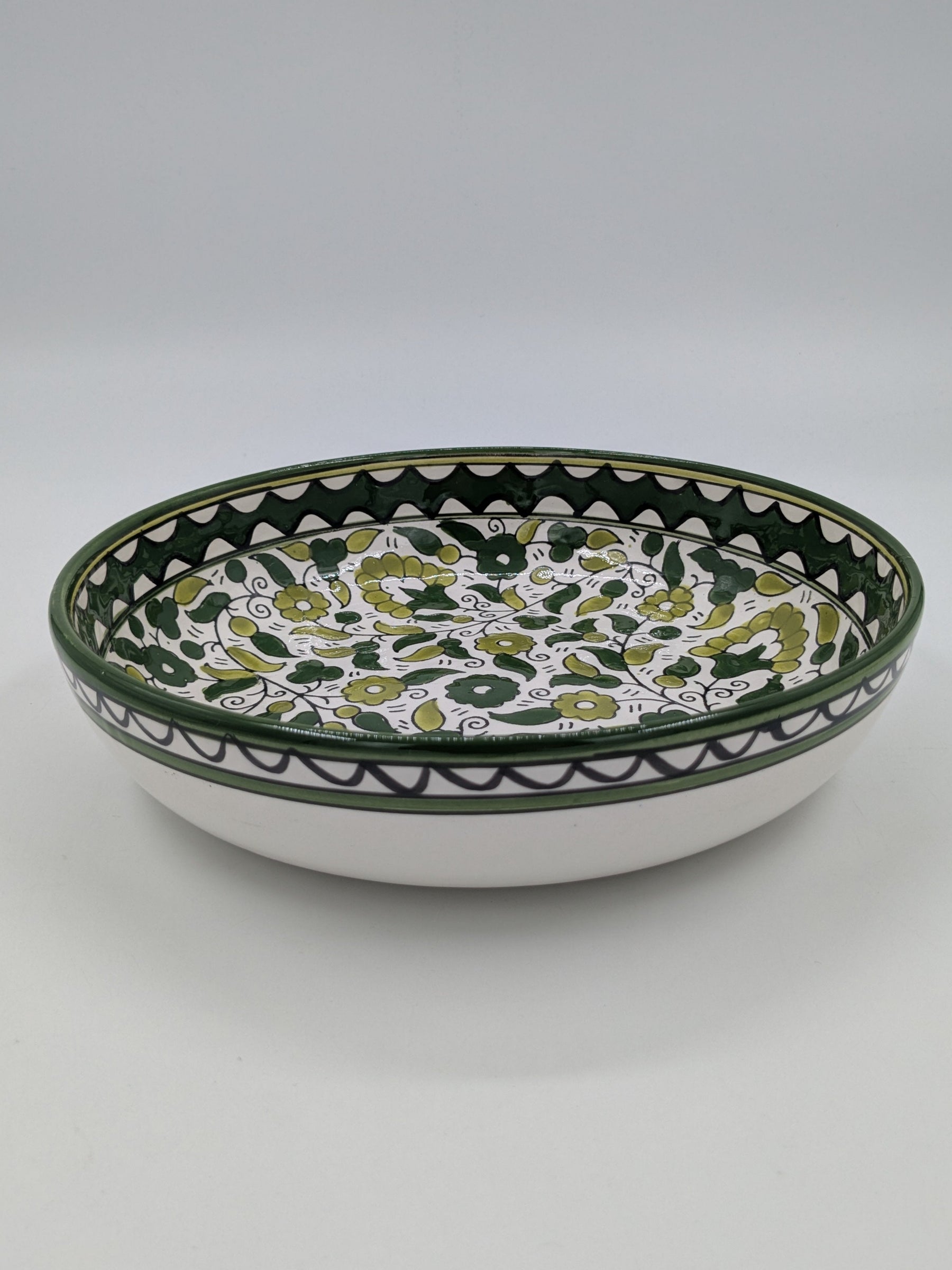 Plat de service 23 cm-vert