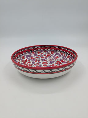 Bol de service 18 cm-rouge/lavande
