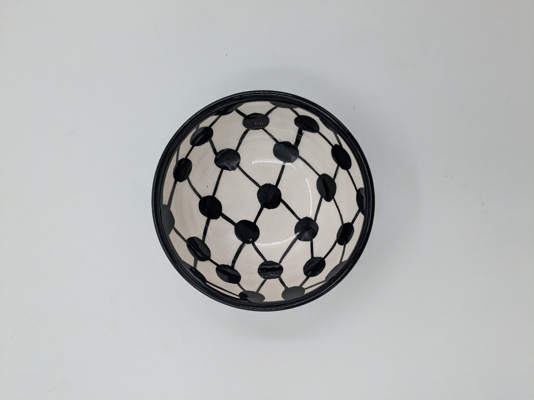 Bol 12 cm-bordeaux/vert