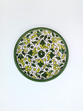 Assiette à gâteau-vert