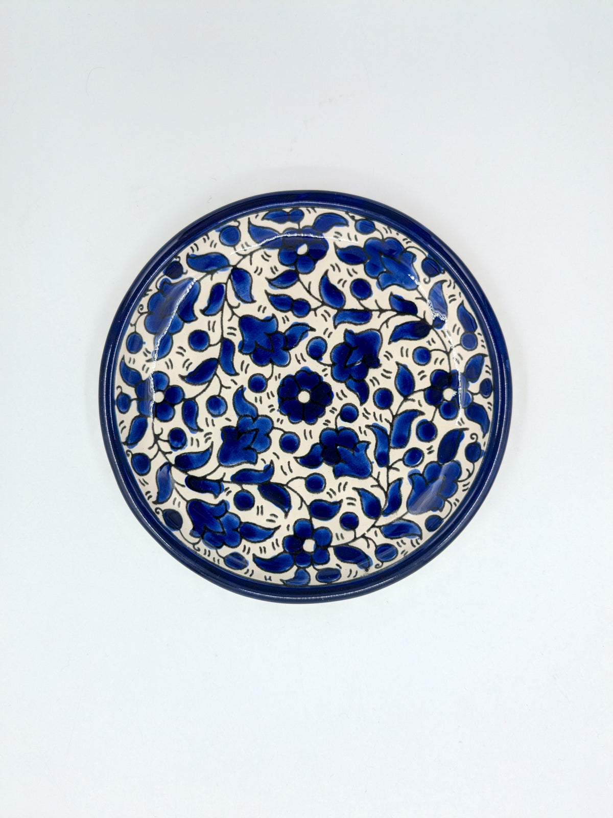 Piatto da torta - blu reale