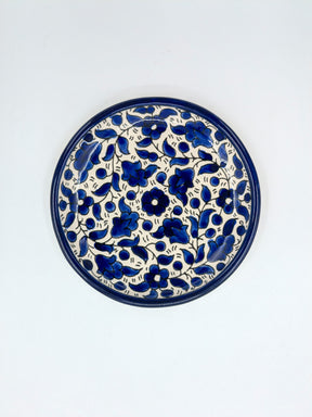Assiette à gâteau-bleu roi