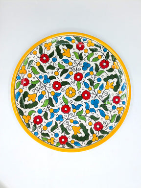 Assiette plate 26 cm-jaune