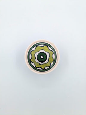 Pot avec couvercle-vert