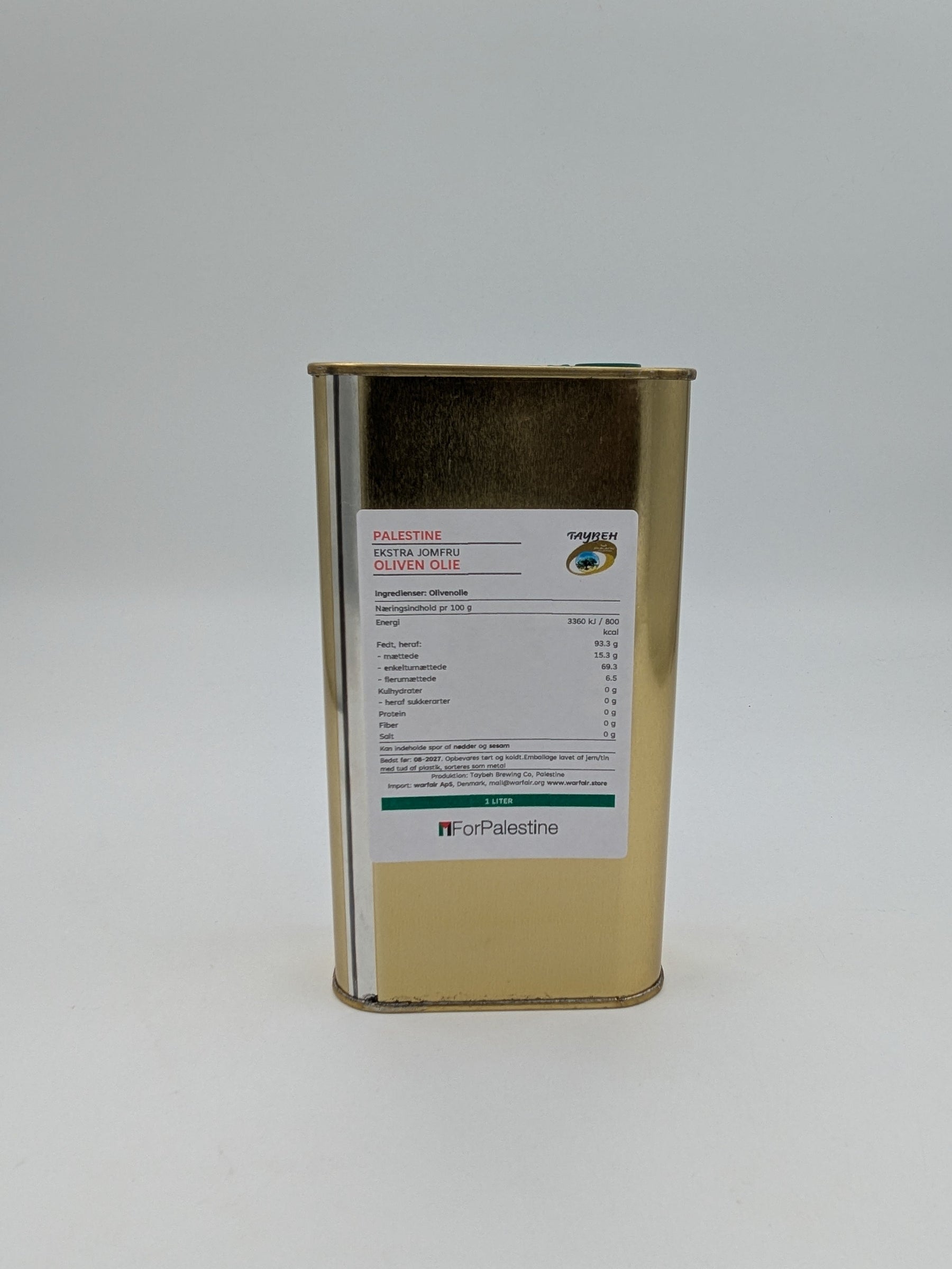 Huile d'olive extra vierge de Palestine-1L