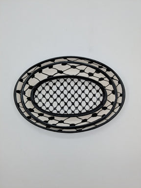 Plat de service ovale-kuffiye