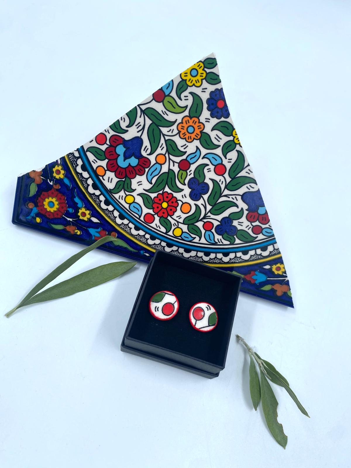 Håndlavede øreringe, 16 mm