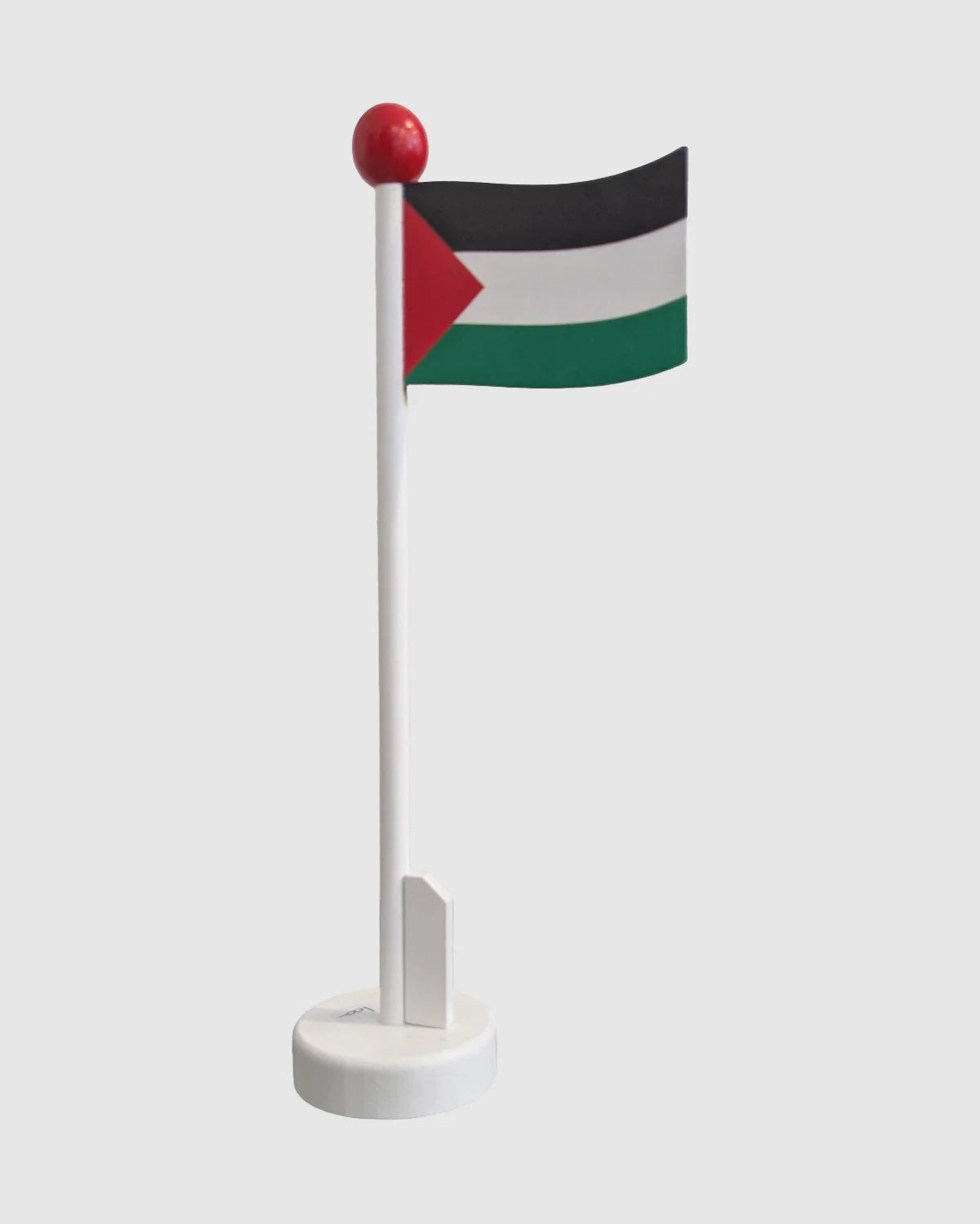Drapeau de table en bois avec drapeau palestinien